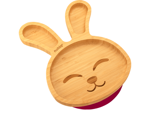 Billie the Bunny Bamboo Baby Suction Plate
