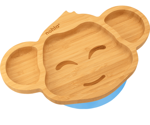 Milo the Monkey Bamboo Suction Plate