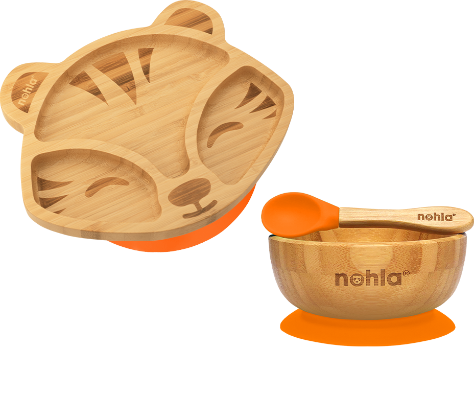 Toby the Tiger Suction Plate, Bowl and Spoon Gift Set