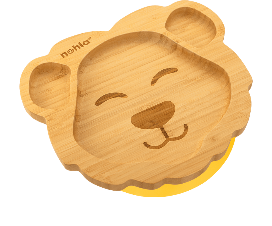 Leo the Lion Bamboo Baby Suction Plate