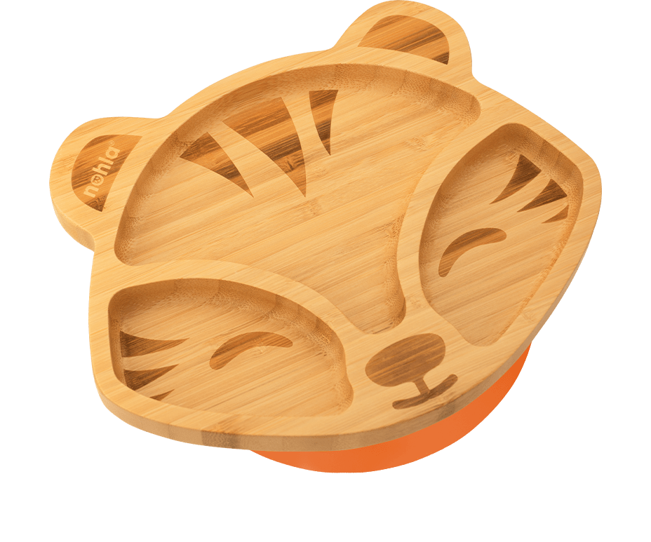Toby the Tiger Bamboo Suction Plate